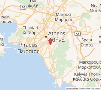 Map of Ymittos, Attica