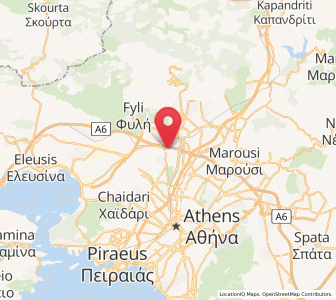 Map of Zefyri, Attica