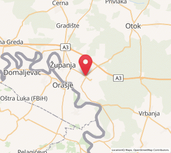 Map of Bošnjaci, Vukovar-Sirmium