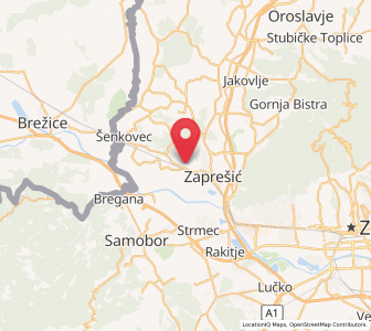 Map of Brdovec, County of Zagreb