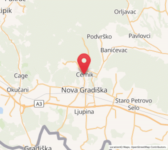 Map of Cernik, Brod-Posavina