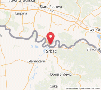 Map of Davor, Brod-Posavina