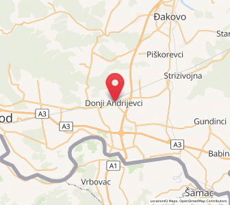 Map of Donji Andrijevci, Brod-Posavina