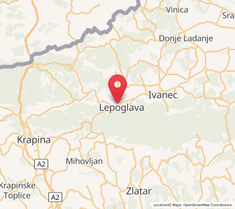 Map of Lepoglava, County of Varaždin