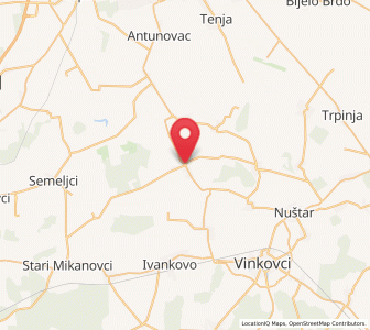 Map of Markušica, Vukovar-Sirmium