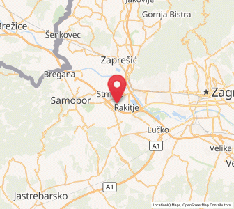 Map of Novaki, County of Zagreb