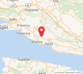 Map of Tugare, Split-Dalmatia