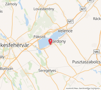 Map of Agárd, Fejér