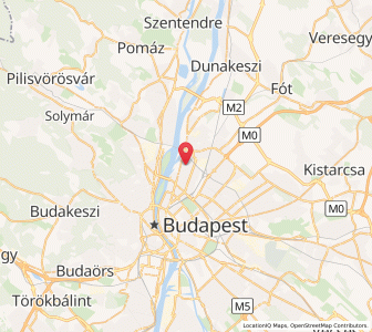 Map of Angyalföld, Budapest