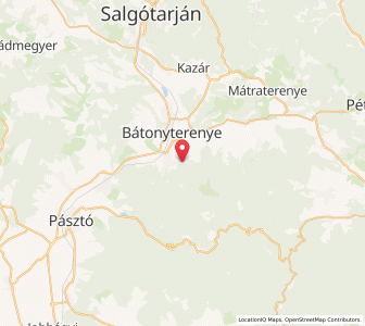 Map of Bátonyterenye, Nógrád