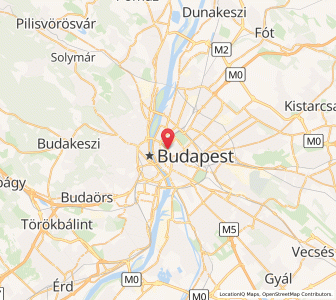 Map of Budapest District VI