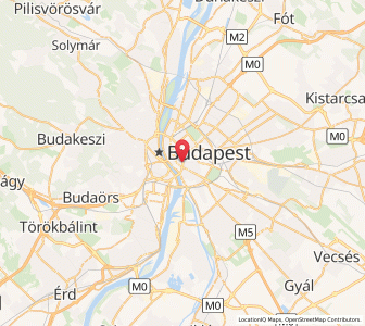 Map of Budapest District VIII