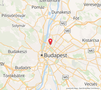 Map of Budapest District XIII