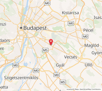 Map of Budapest District XVIII