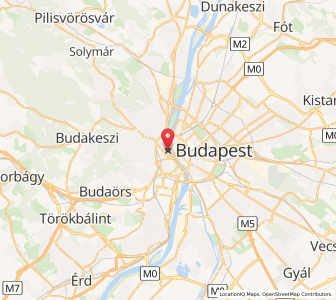 Map of Budapest