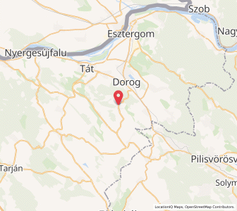 Map of Csolnok, Komárom-Esztergom