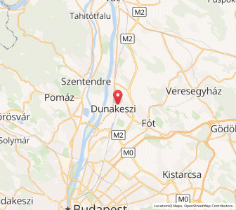 Map of Dunakeszi, Pest