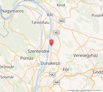 Map of Göd, Pest
