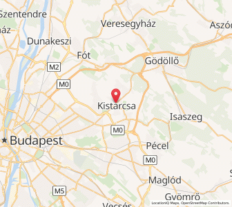 Map of Kistarcsa, Pest