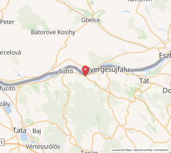 Map of Lábatlan, Komárom-Esztergom