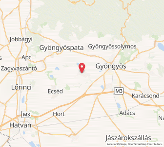Map of Nagyréde, Heves