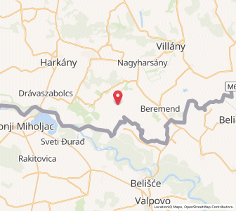 Map of Old, Baranya
