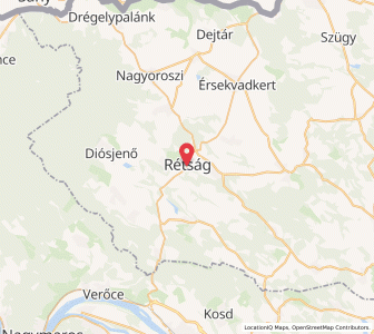 Map of Rétság, Nógrád