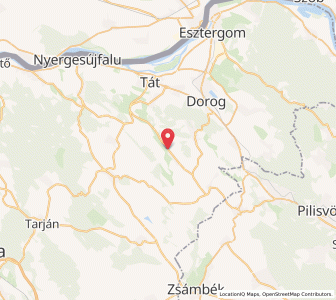 Map of Sárisáp, Komárom-Esztergom