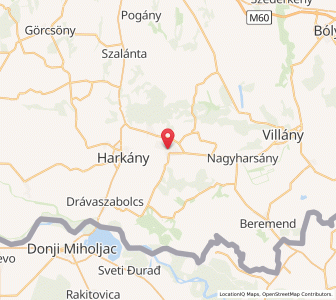Map of Siklós, Baranya
