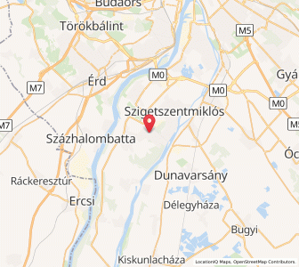 Map of Szigethalom, Pest