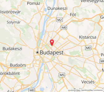 Map of Zugló, Budapest