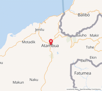 Map of Atambua, East Nusa Tenggara