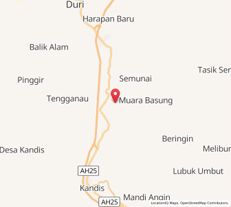 Map of Balai Pungut, Riau