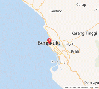 Map of Bengkulu, Bengkulu