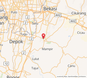 Map of Cileungsir, West Java