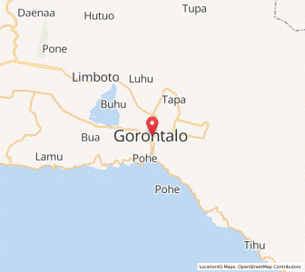 Map of Gorontalo, Gorontalo