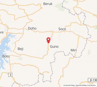 Map of Jatiroto, Central Java