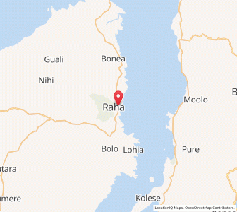 Map of Katobu, Southeast Sulawesi