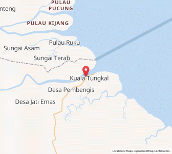 Map of Kuala Tungkal, Jambi