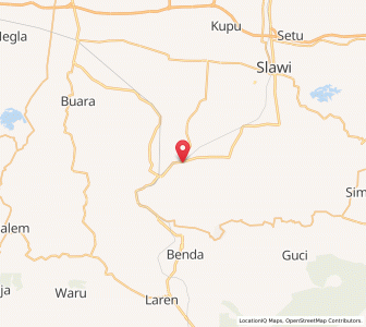 Map of Margasari, Central Java
