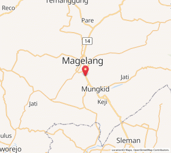 Map of Mertoyudan, Central Java