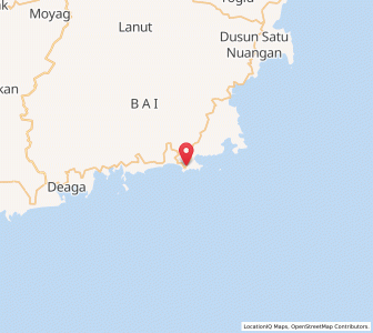 Map of Modisi, North Sulawesi