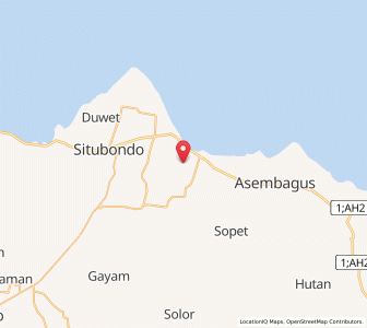 Map of Panji, East Java