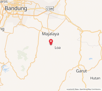 Map of Paseh, West Java