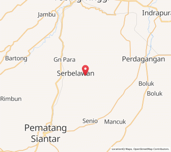 Map of Pekan Bahapal, North Sumatra