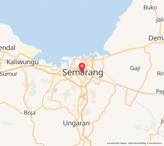 Map of Semarang, Central Java