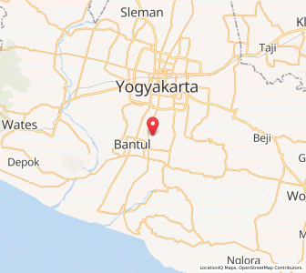 Map of Sewon, Yogyakarta