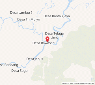 Map of Simpang, Jambi