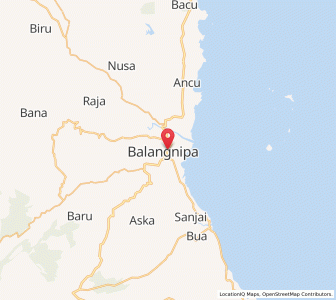 Map of Sinjai, South Sulawesi