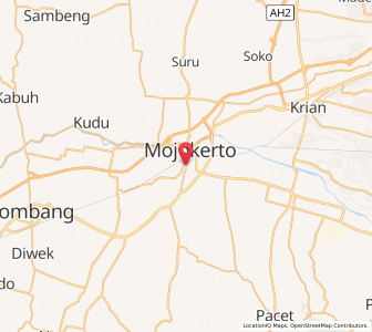 Map of Soko, East Java